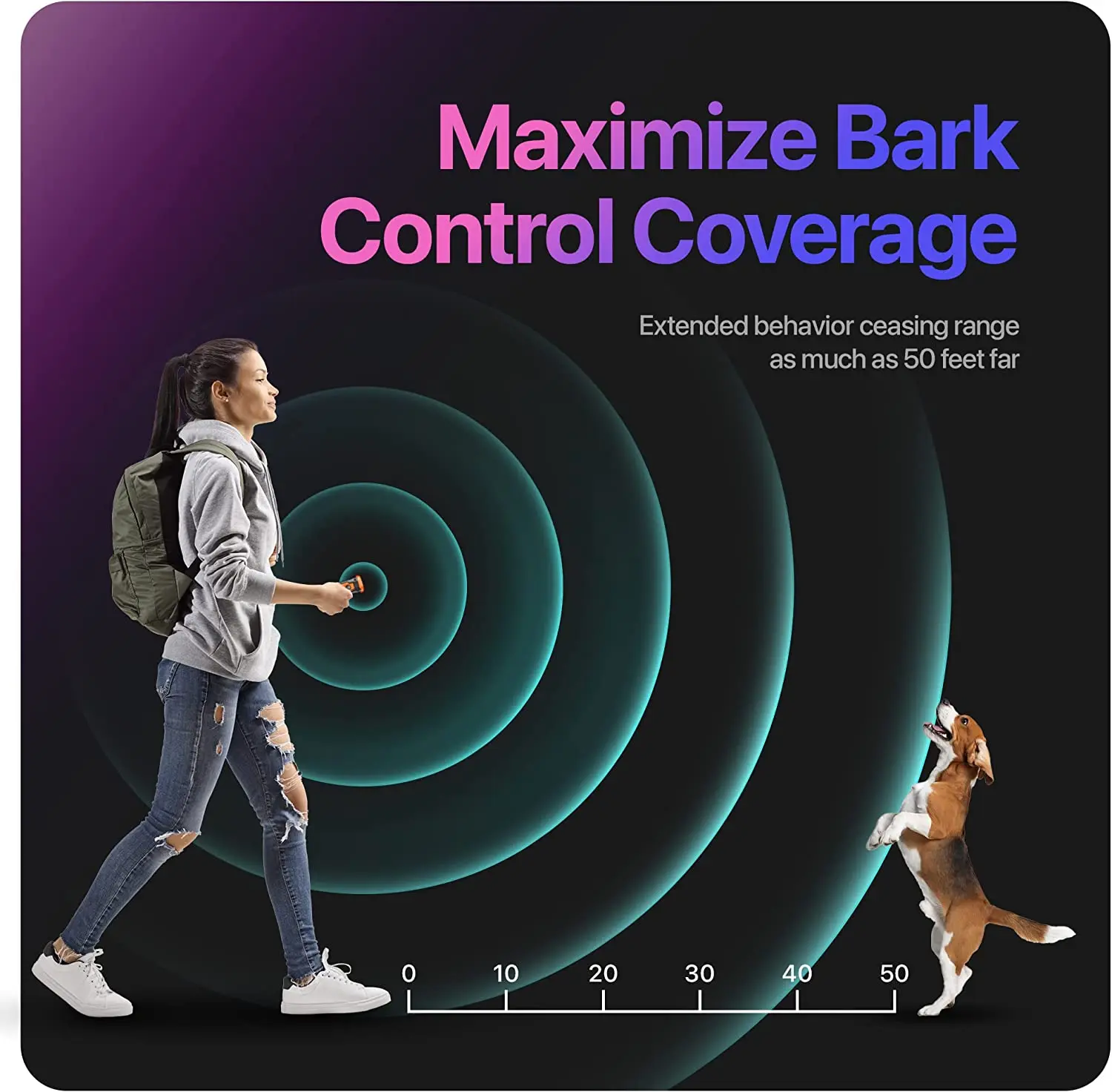 Pet Dog Ultrasonic Dog Training Device with LED Flashlight - Image 6
