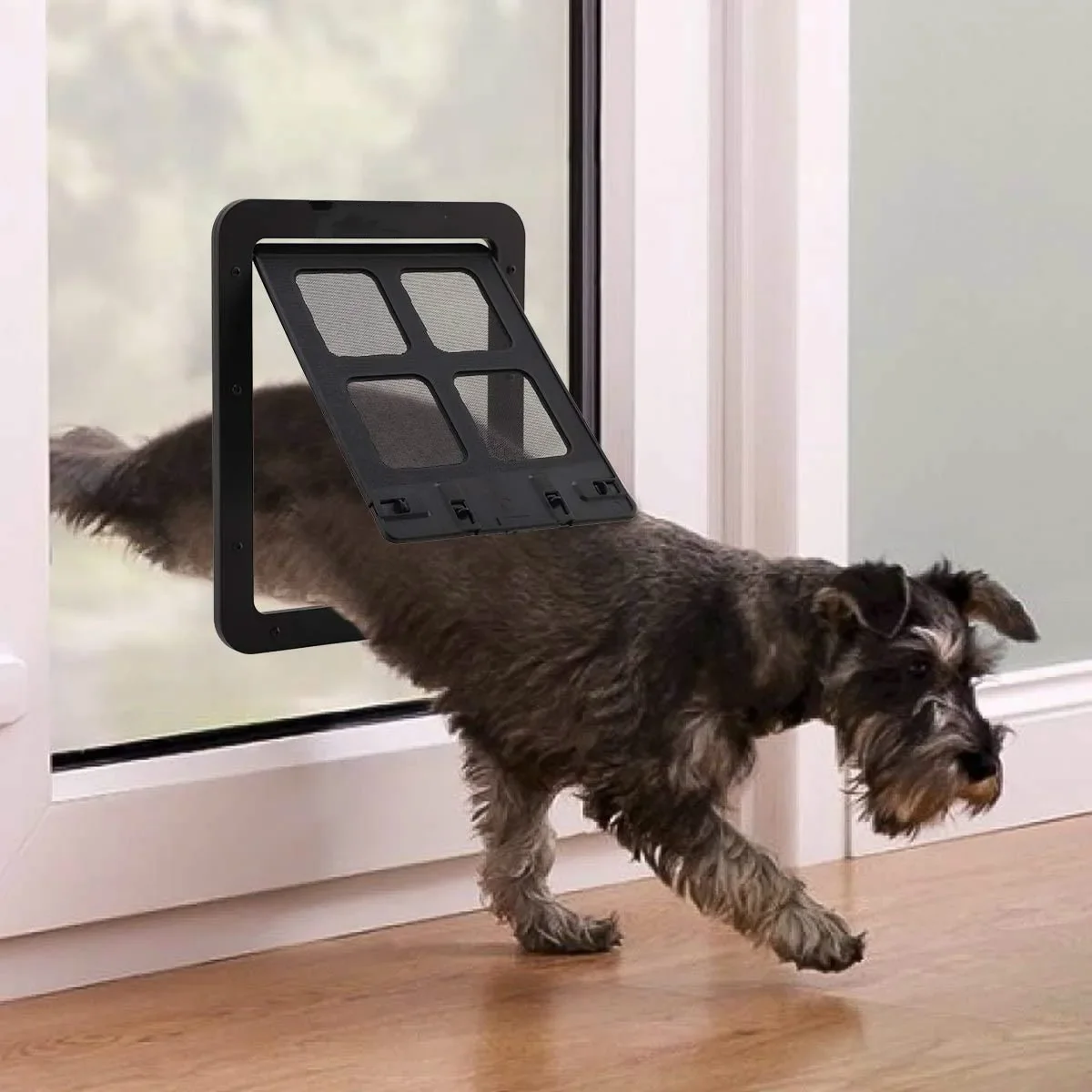Pet Door with Safe Lockable Magnetic Screen - Image 3