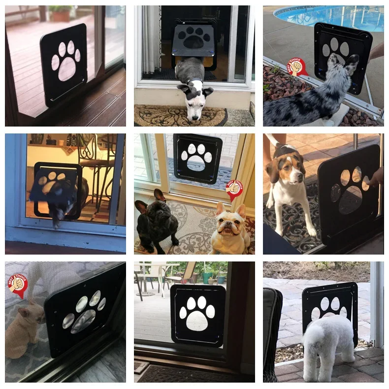 Pet Door with Safe Lockable Magnetic Screen - Image 4