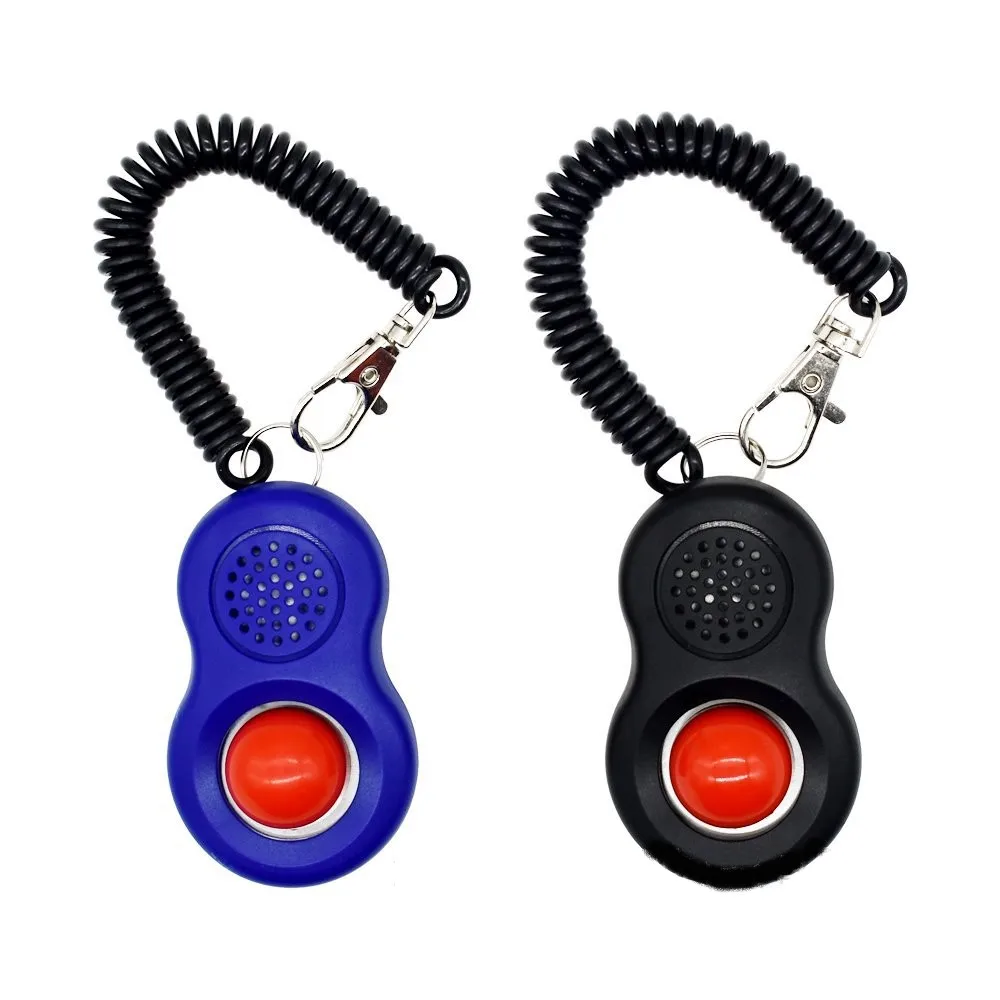 Pet Training Clicker with Finger Loop and Wrist Band - Image 2