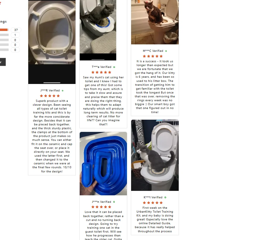 Plastic Cat Toilet Training Kit - Image 5