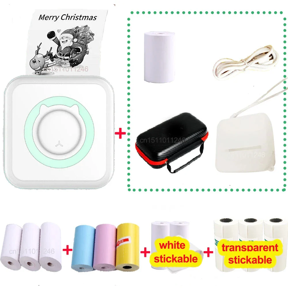 Pocket Thermal Printer – Bluetooth 200dpi with PU Travel Case - Image 12