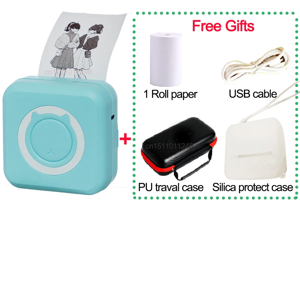 Pocket Thermal Printer – Bluetooth 200dpi with PU Travel Case - Image 16