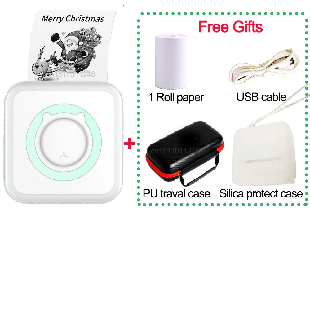Pocket Thermal Printer – Bluetooth 200dpi with PU Travel Case - Image 22