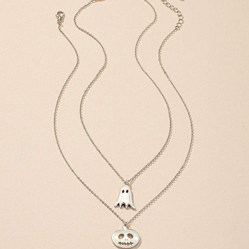 Popular Christmas Pumpkin Ghost Necklace - Image 5