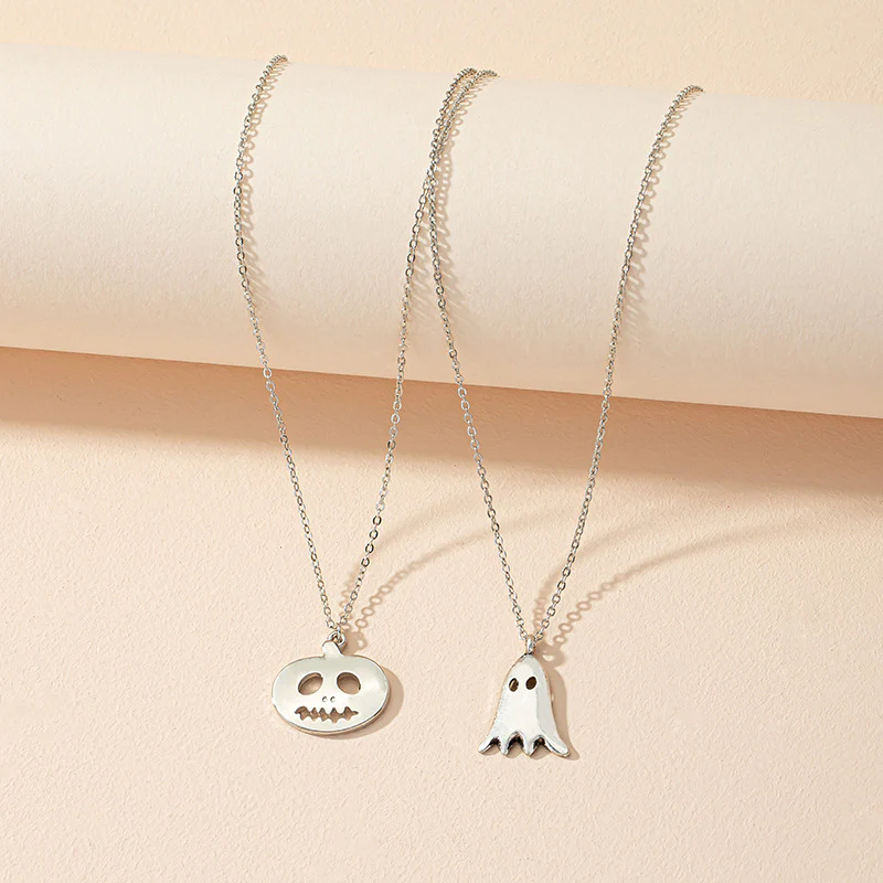 Popular Christmas Pumpkin Ghost Necklace - Image 6