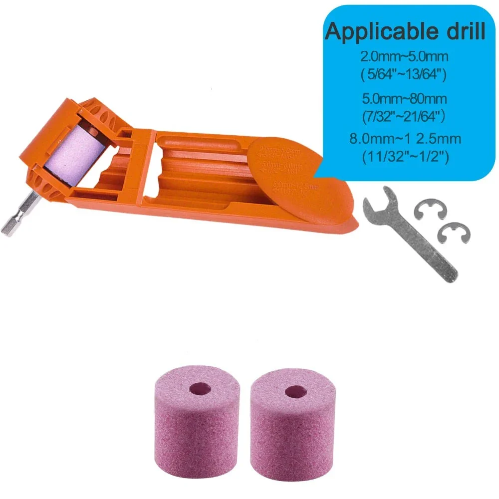 Portable Drill Bit Sharpener with Corundum Grinding Wheel - Image 8