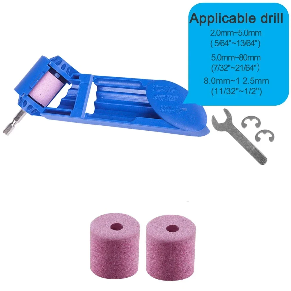 Portable Drill Bit Sharpener with Corundum Grinding Wheel - Image 9