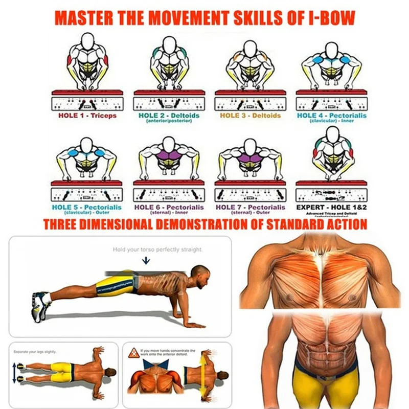 Portable Multifunctional Push-up Board Set - Image 6