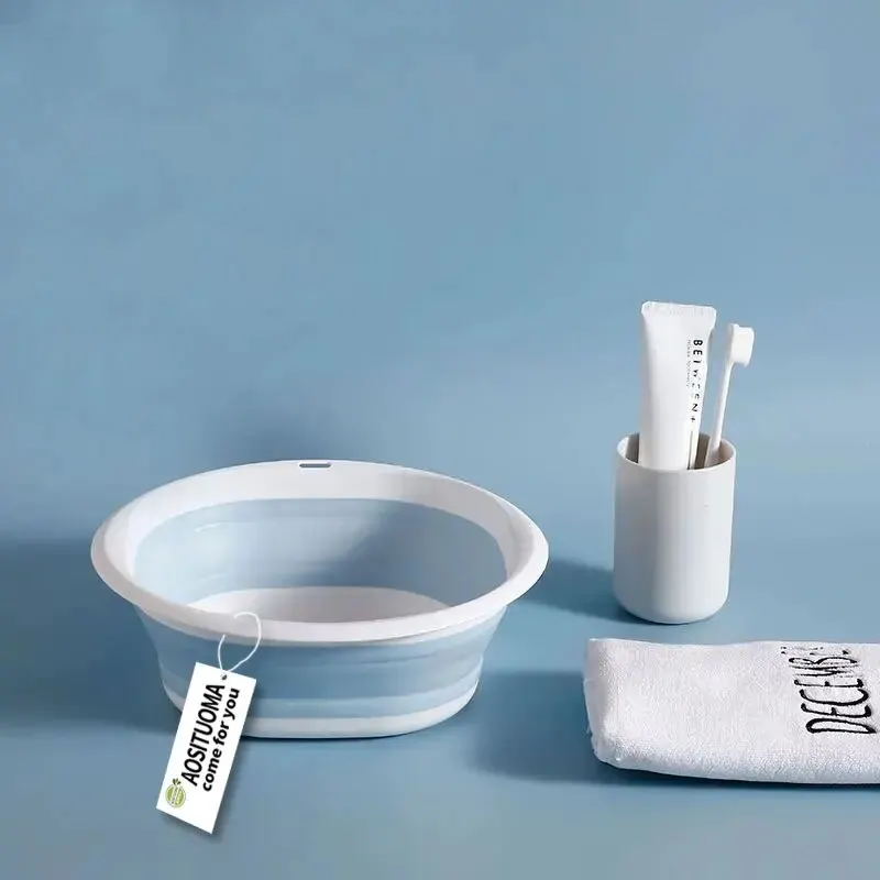Portable Wash Basins Folding Laundry Tub Adult Baby Bath Basin Bathroom Kitchen Accessories Wash Basin - Image 2