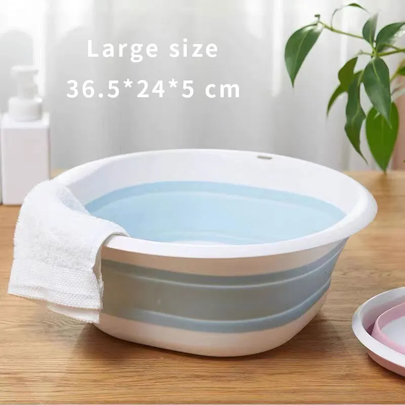 Portable Wash Basins Folding Laundry Tub Adult Baby Bath Basin Bathroom Kitchen Accessories Wash Basin - Image 8