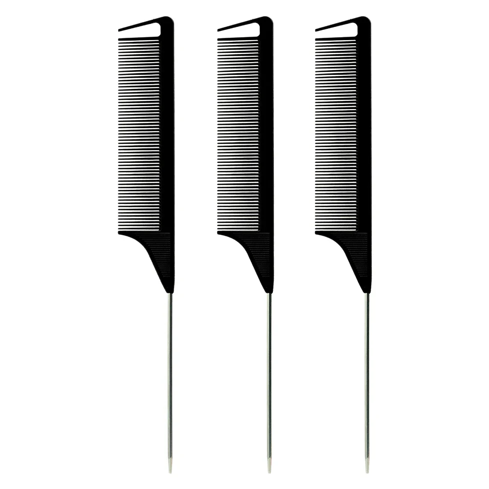 Pro Fine Tooth Rat Tail Comb/Set - Image 4