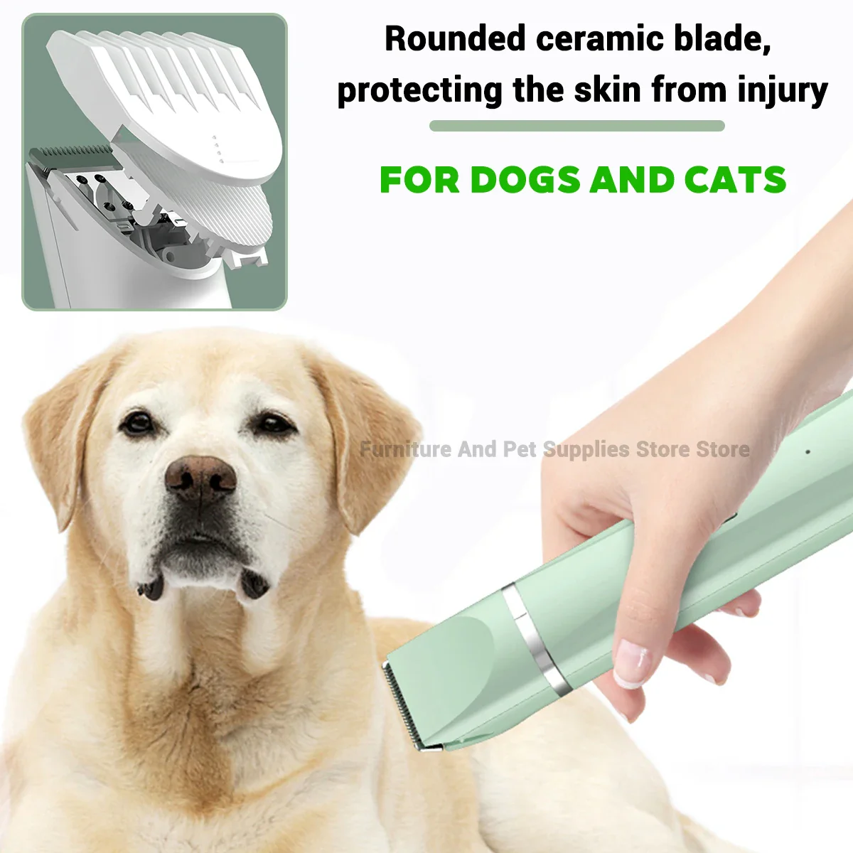 Professional 4-in-1 Electric Pet Grooming Kit - Image 4