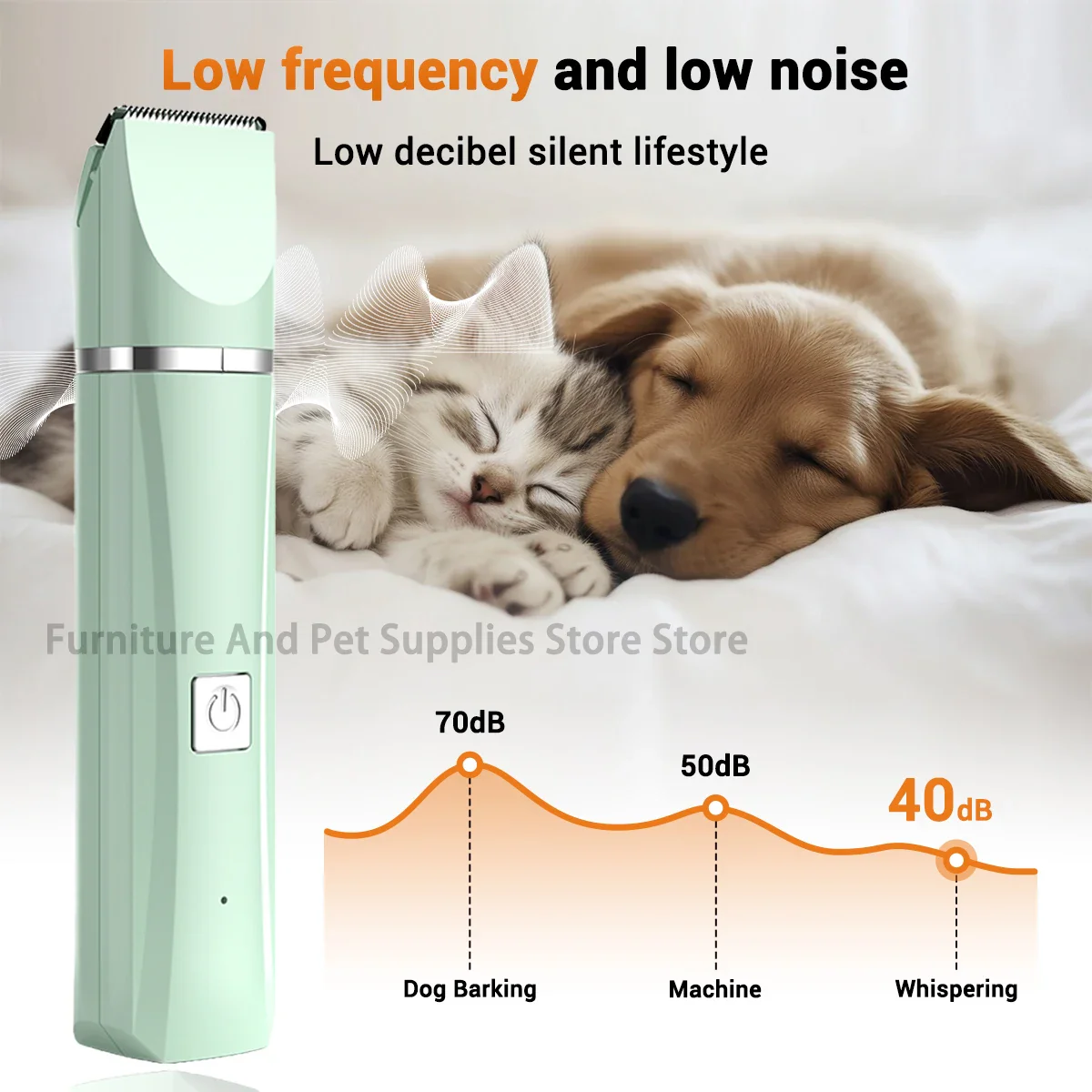 Professional 4-in-1 Electric Pet Grooming Kit - Image 6