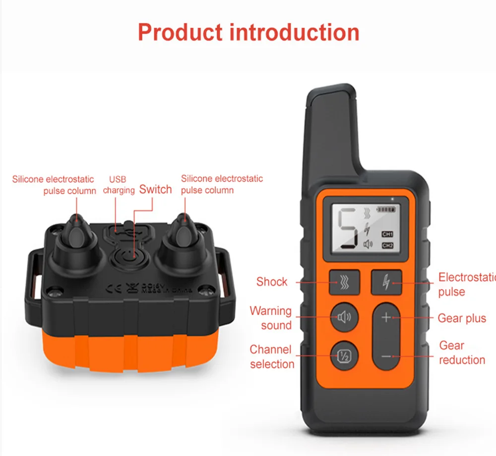 Professional 500m Remote Dog Training System - Image 3