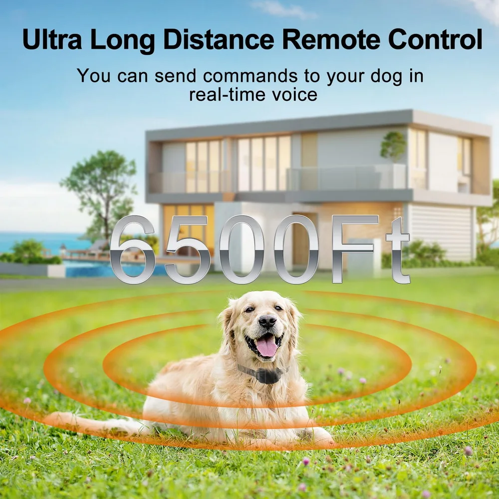 Professional Dog Training Collar with Walkie-Talkie Functionality - Image 4