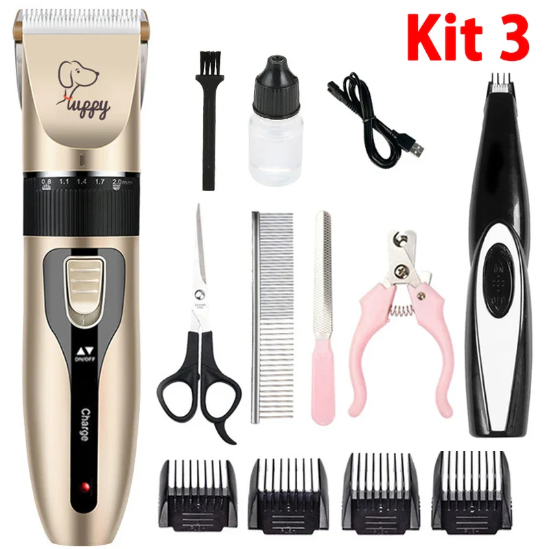 Professional Electric Pet Clipper Grooming Kit – Rechargeable Dog & Cat Hair Trimmer Set - Image 9