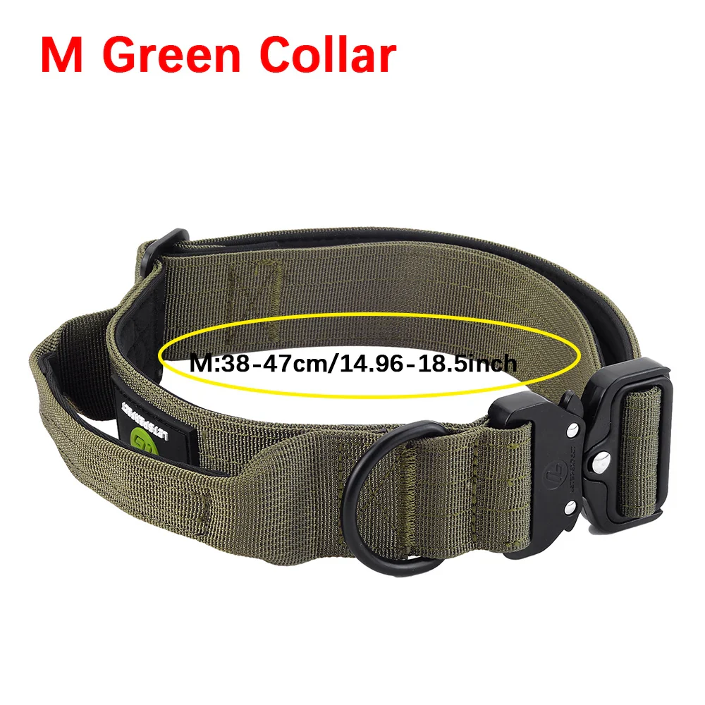 Quick Release Military Traffic Dog Leash with Heavy Duty Nylon Collar - Image 25