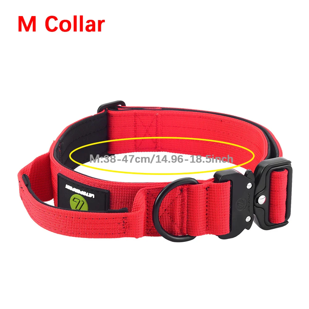 Quick Release Military Traffic Dog Leash with Heavy Duty Nylon Collar - Image 28