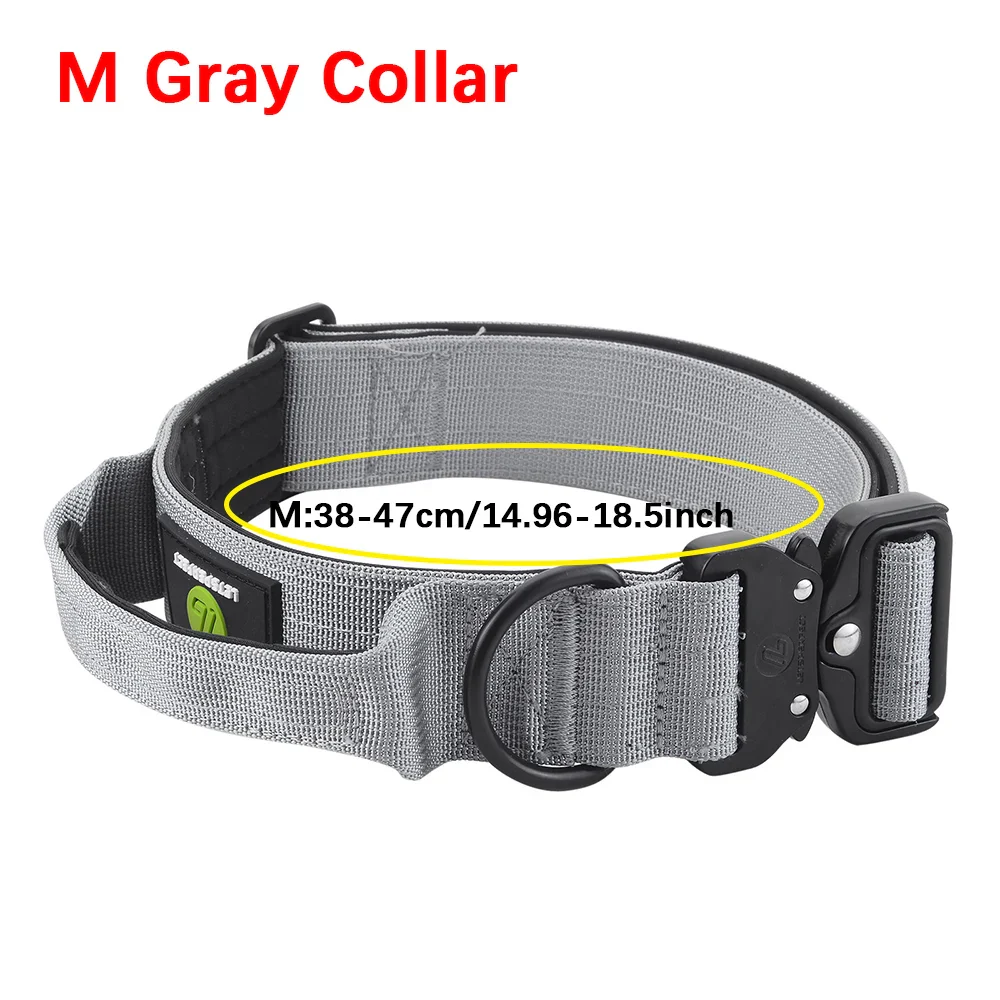 Quick Release Military Traffic Dog Leash with Heavy Duty Nylon Collar - Image 8