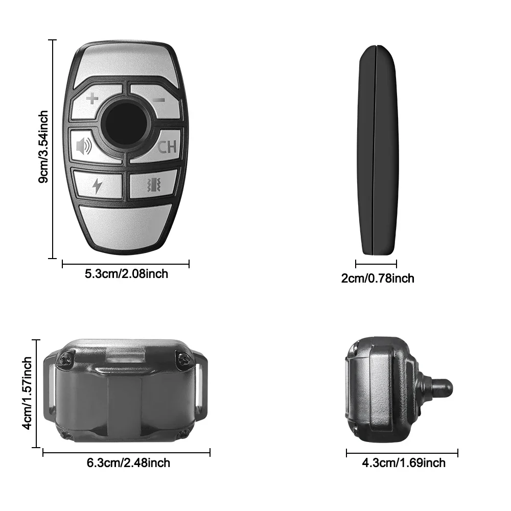 Rechargeable and Waterproof Electric Dog Training Collar with Remote Control - Image 3