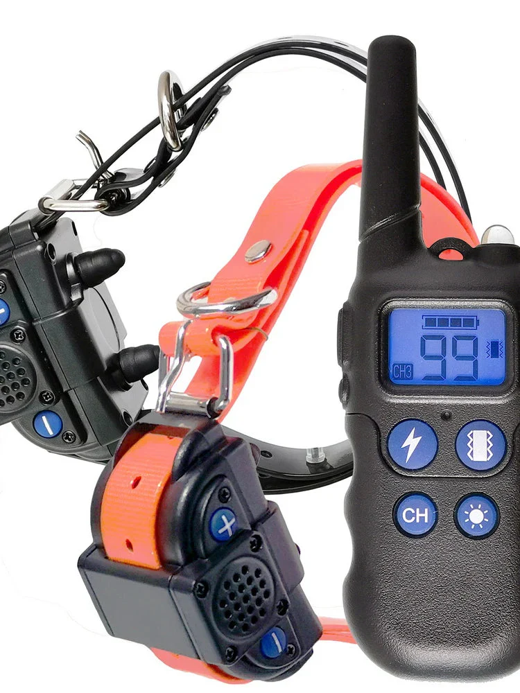 Rechargeable Electric Dog Training Collar with Walkie Talkie - Image 9