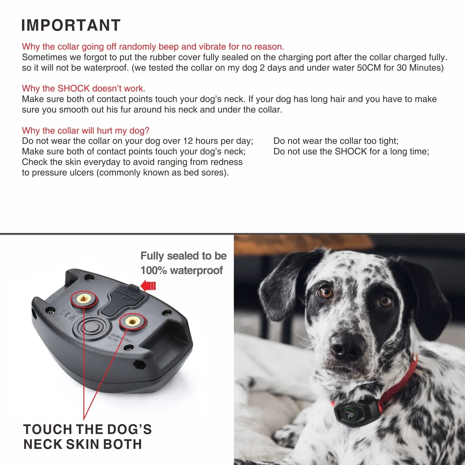 Rechargeable Electric Shock Collar - Image 5
