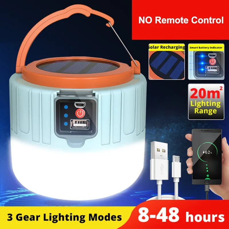 Rechargeable Outdoor Solar LED Camping Lamp - Image 12