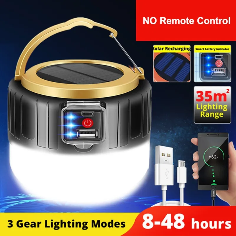 Rechargeable Outdoor Solar LED Camping Lamp - Image 13