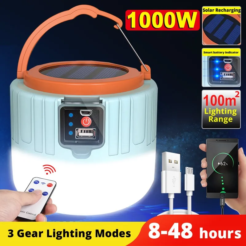 Rechargeable Outdoor Solar LED Camping Lamp - Image 14