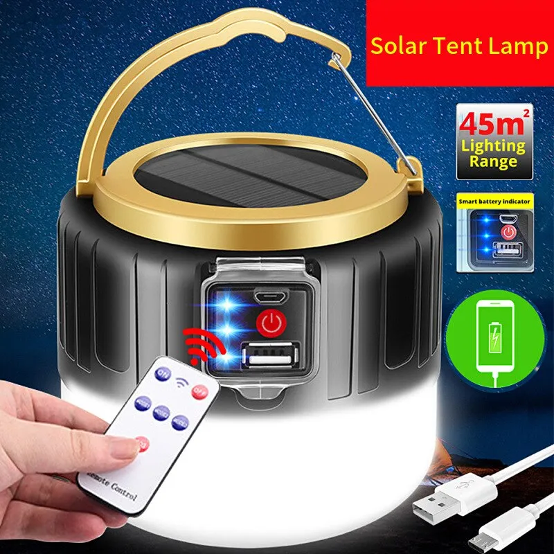 Rechargeable Outdoor Solar LED Camping Lamp - Image 15