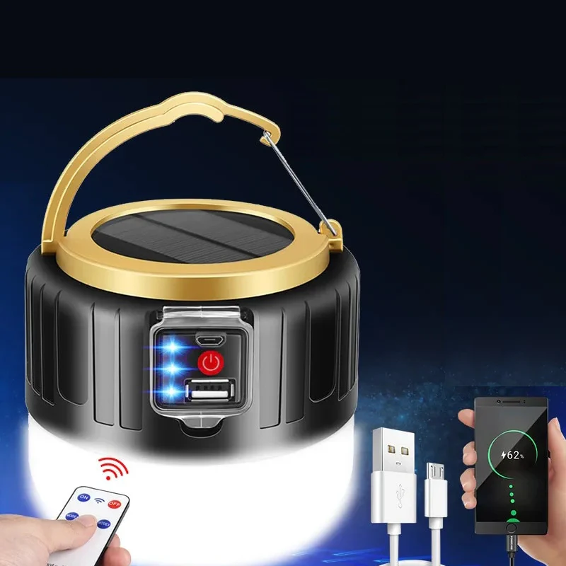 Rechargeable Outdoor Solar LED Camping Lamp - Image 8