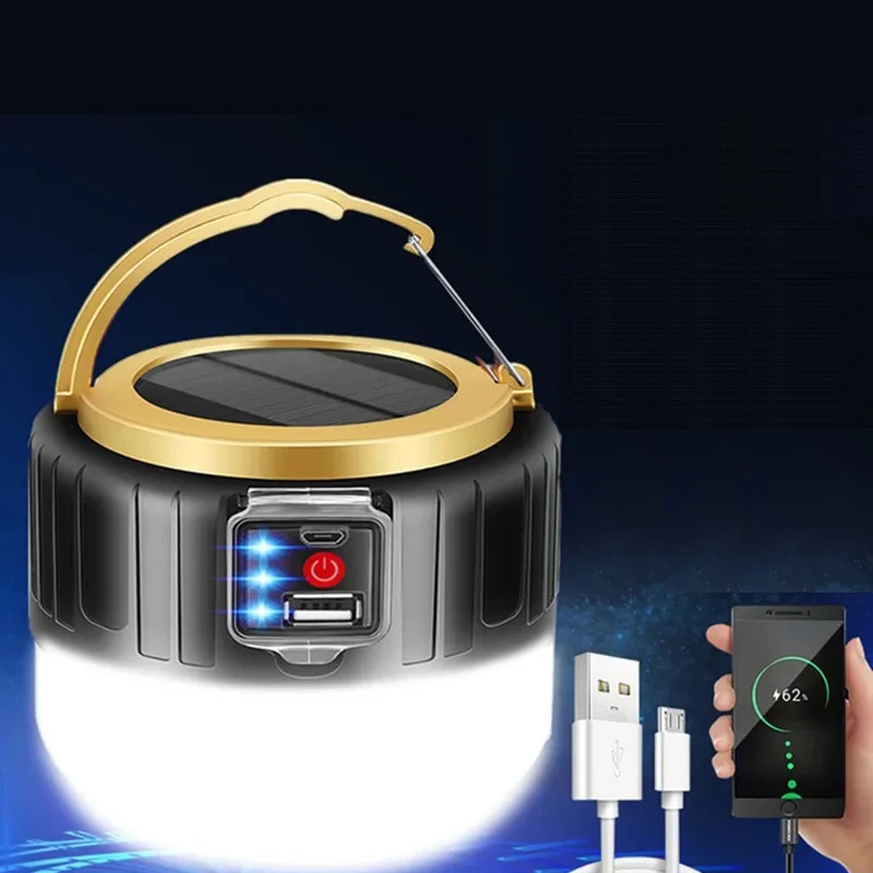 Rechargeable Outdoor Solar LED Camping Lamp - Image 9