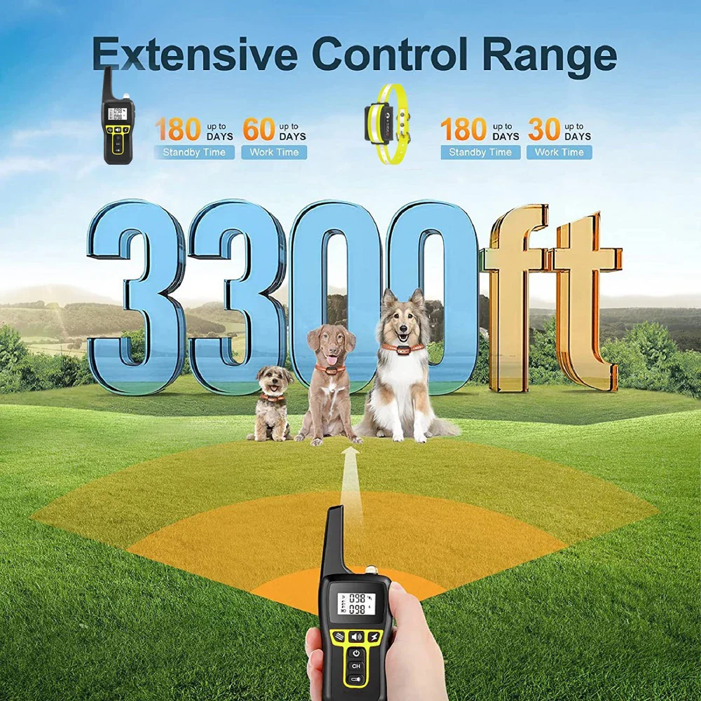 Remote Dog Training Collar with Automatic Mode (PD 529-1-TIO) - Image 5