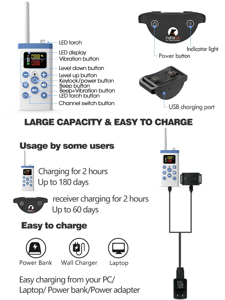 Cat Pet Training Device with Remote and Collar - Image 2