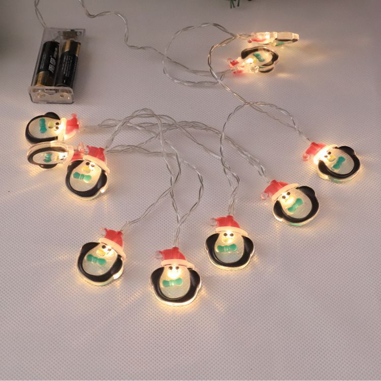 Room Christmas Battery LED Snowman Light String - Image 2