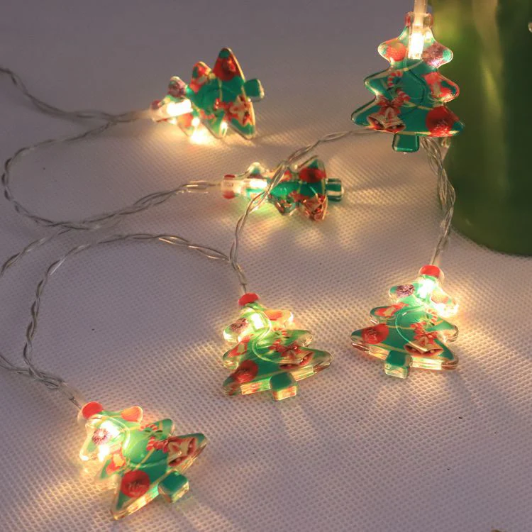 Room Christmas Battery LED Snowman Light String - Image 4