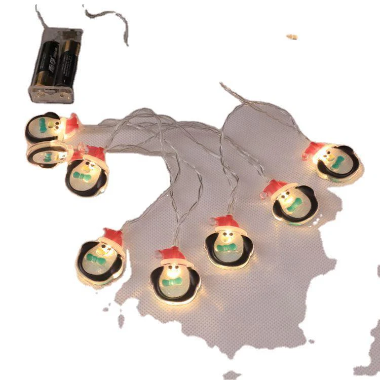 Room Christmas Battery LED Snowman Light String - Image 5