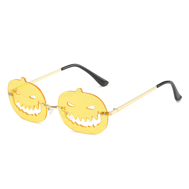 Runway Fried Street Halloween Pumpkin Funny Ball Sun Glasses - Image 12