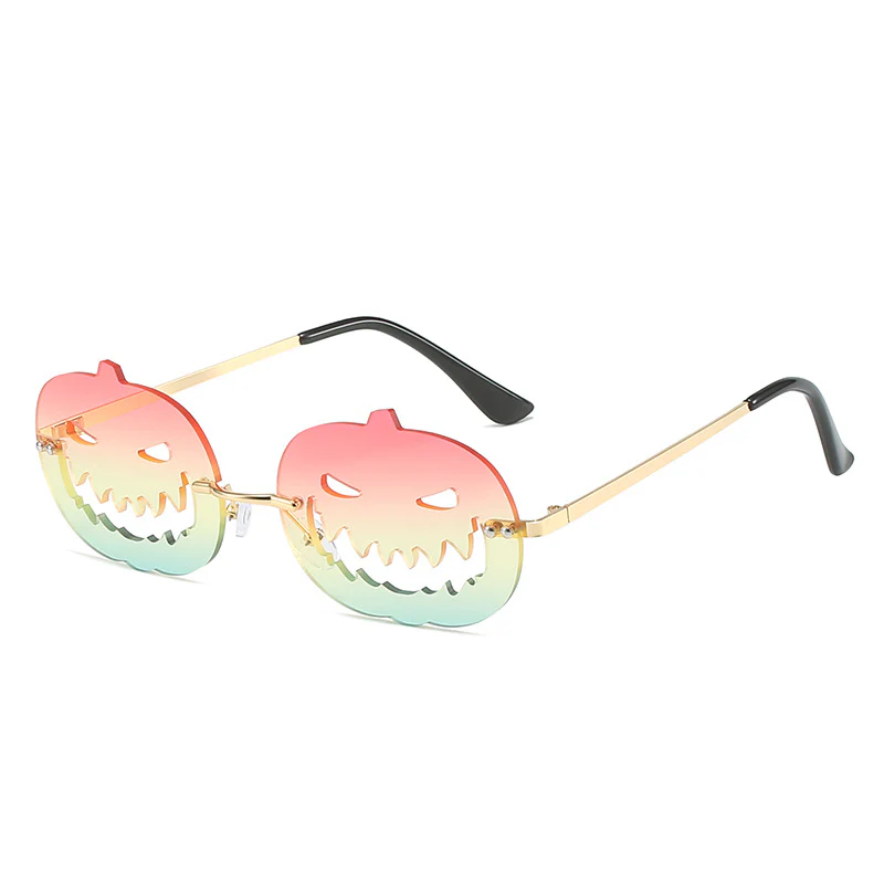 Runway Fried Street Halloween Pumpkin Funny Ball Sun Glasses - Image 14