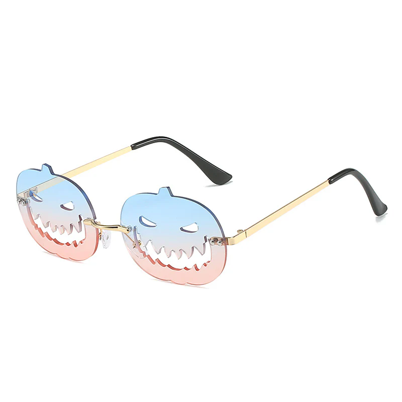 Runway Fried Street Halloween Pumpkin Funny Ball Sun Glasses - Image 15