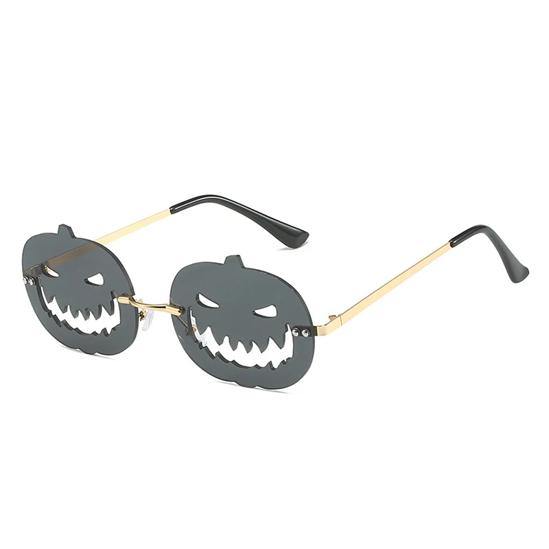 Runway Fried Street Halloween Pumpkin Funny Ball Sun Glasses - Image 5