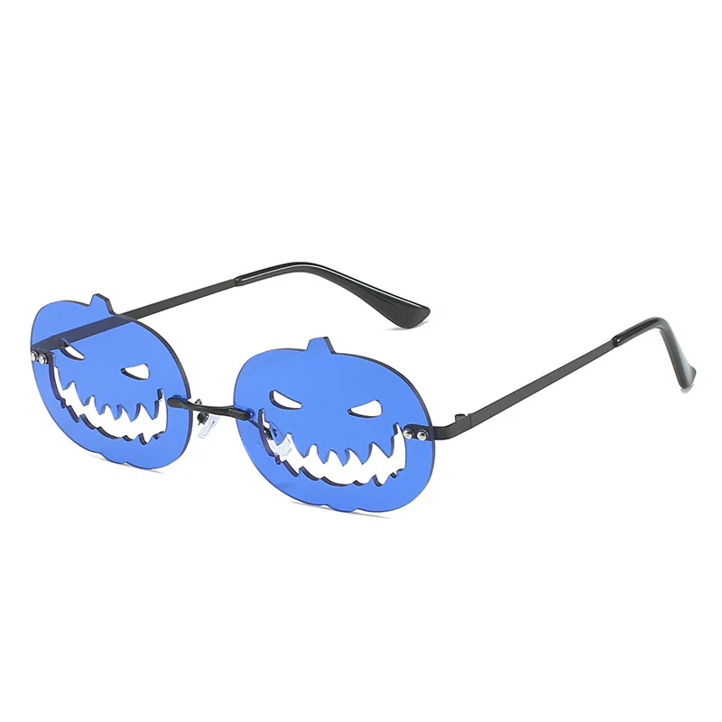 Runway Fried Street Halloween Pumpkin Funny Ball Sun Glasses - Image 6