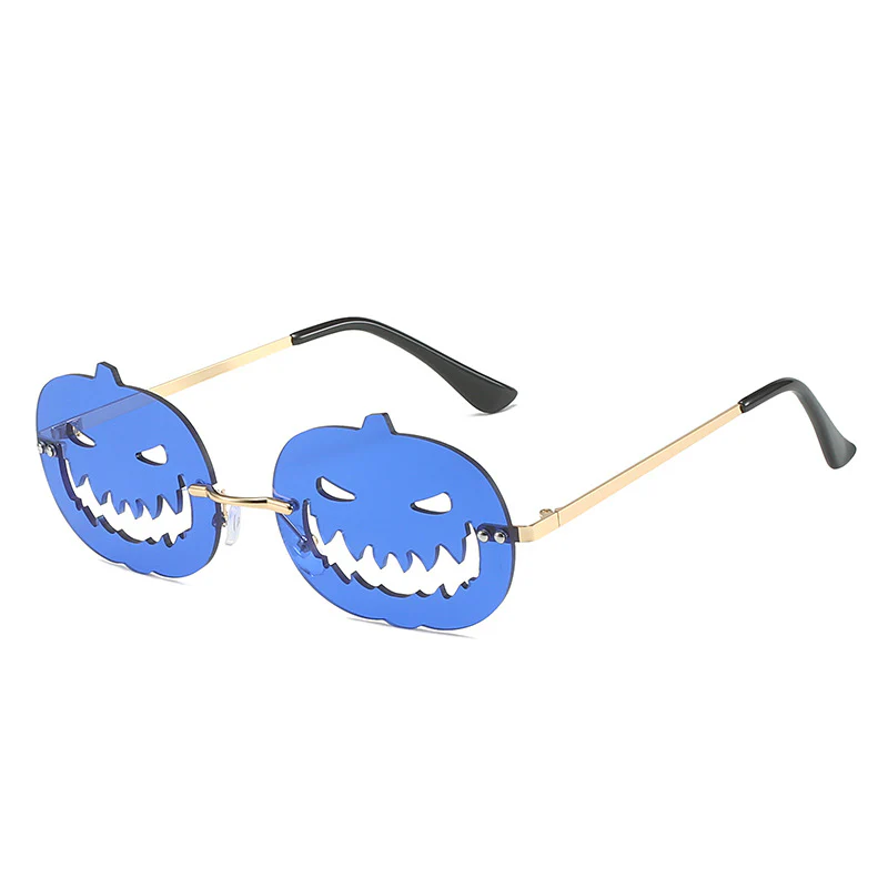 Runway Fried Street Halloween Pumpkin Funny Ball Sun Glasses - Image 7
