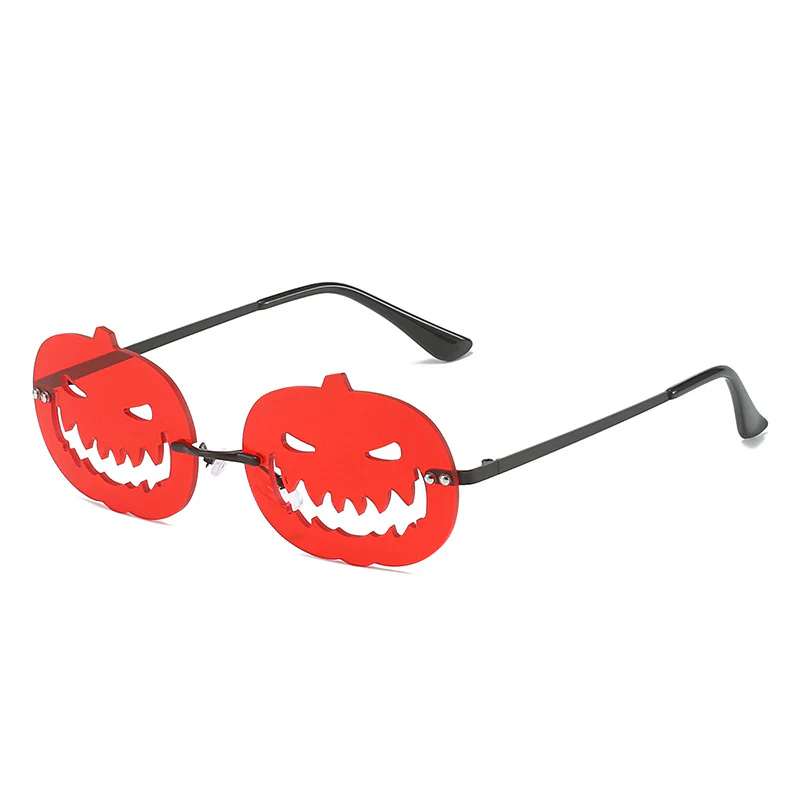 Runway Fried Street Halloween Pumpkin Funny Ball Sun Glasses - Image 8