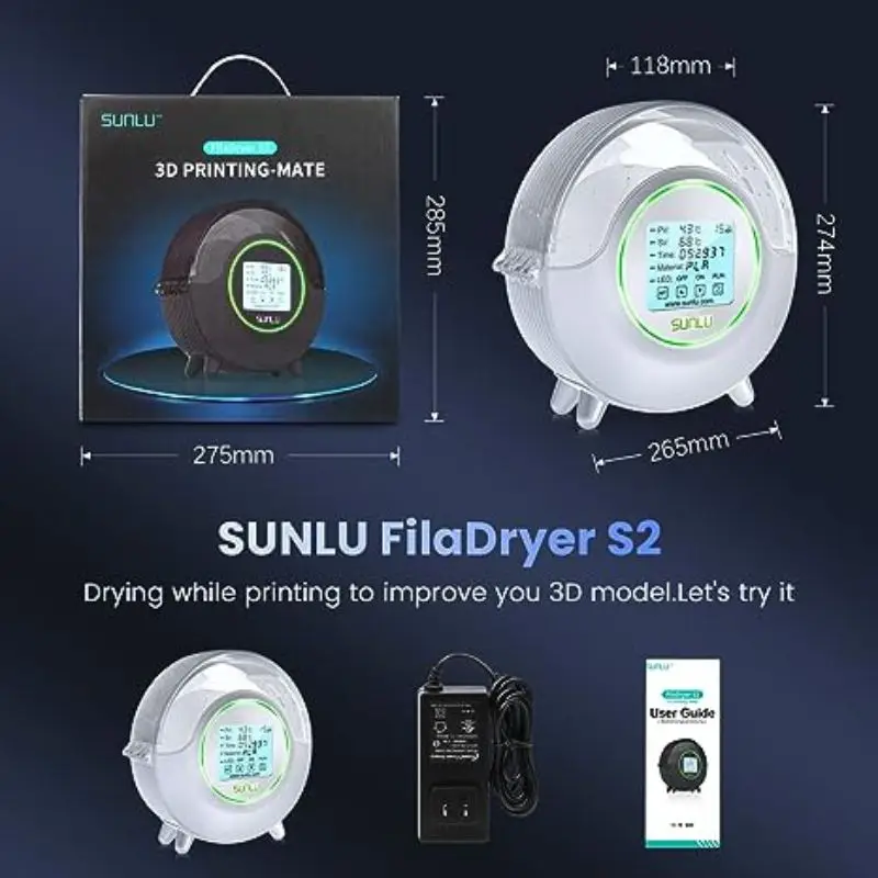 S2 3D Printing Accessories Filament Dryer Box - Image 6