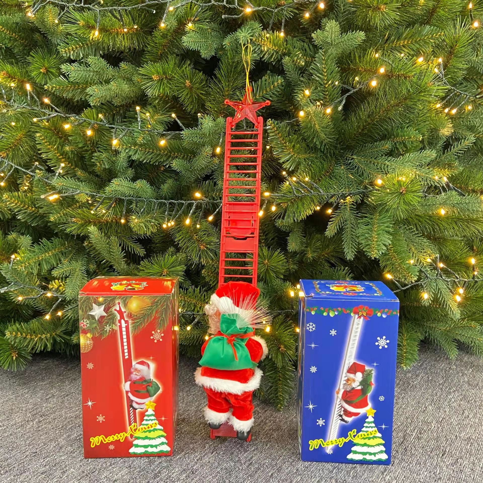 Santa Claus Climbing Ladder Electric Santa Claus Climbing Ladder - Image 9