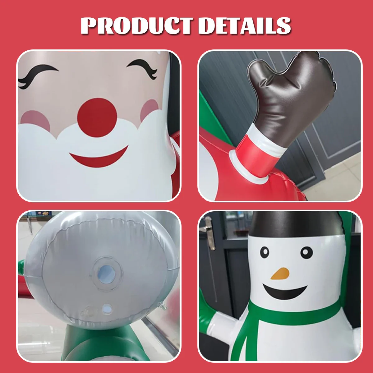 Santa Claus Inflatable Christmas Archway Decoration - Image 3