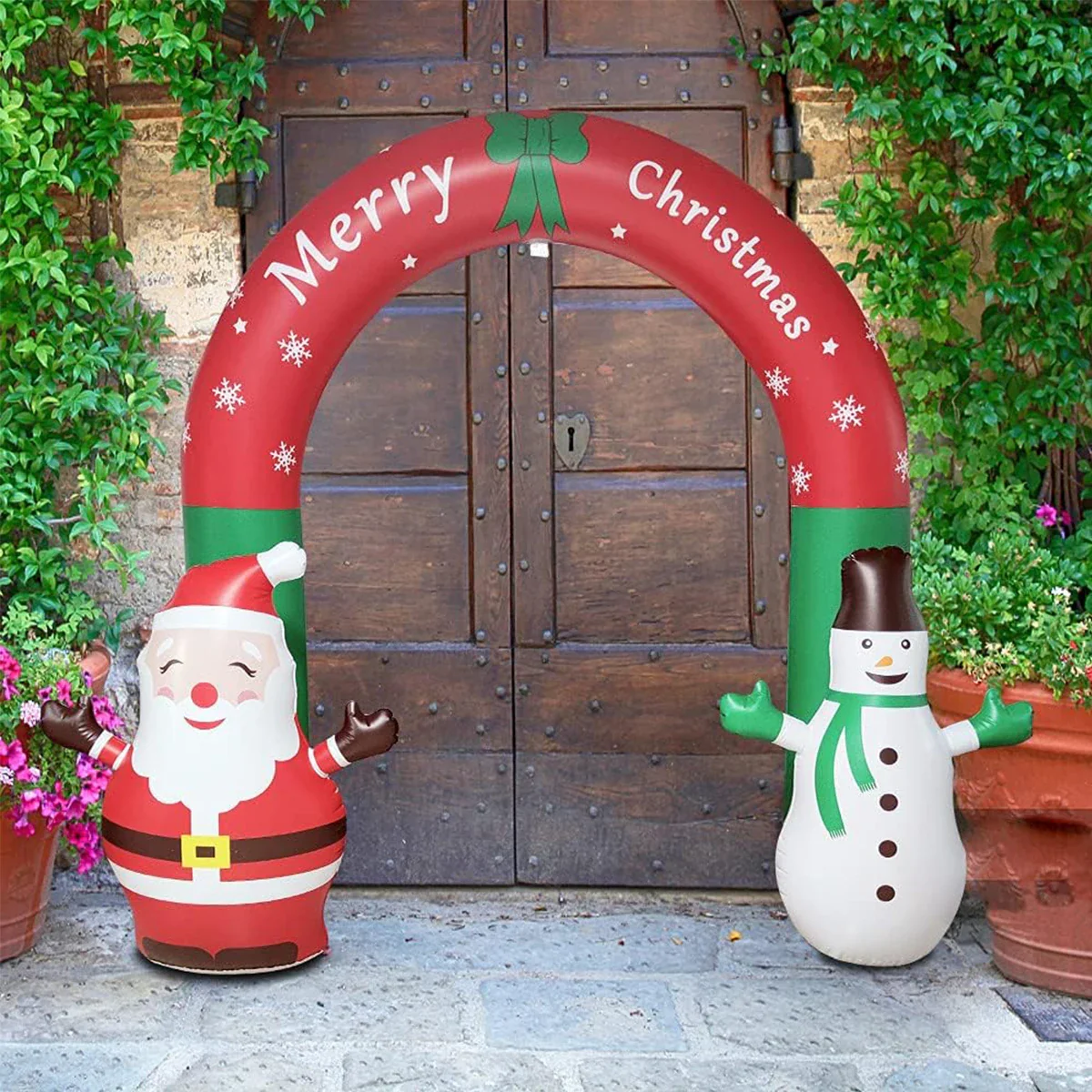 Santa Claus Inflatable Christmas Archway Decoration - Image 6