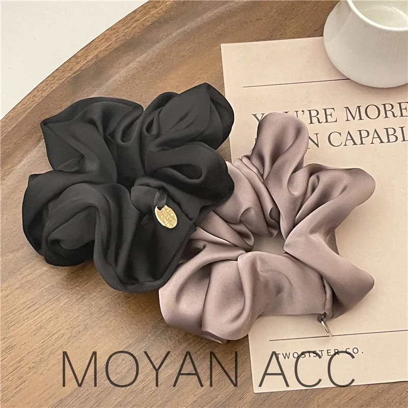 Satin Silk Hair Scrunchies - Image 4